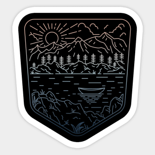 Canoe Sticker